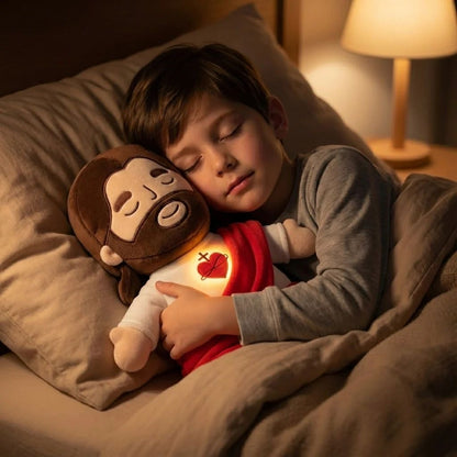 Meetcalmi™ - Peluche reconfortante de Jesús y María con efecto respiración