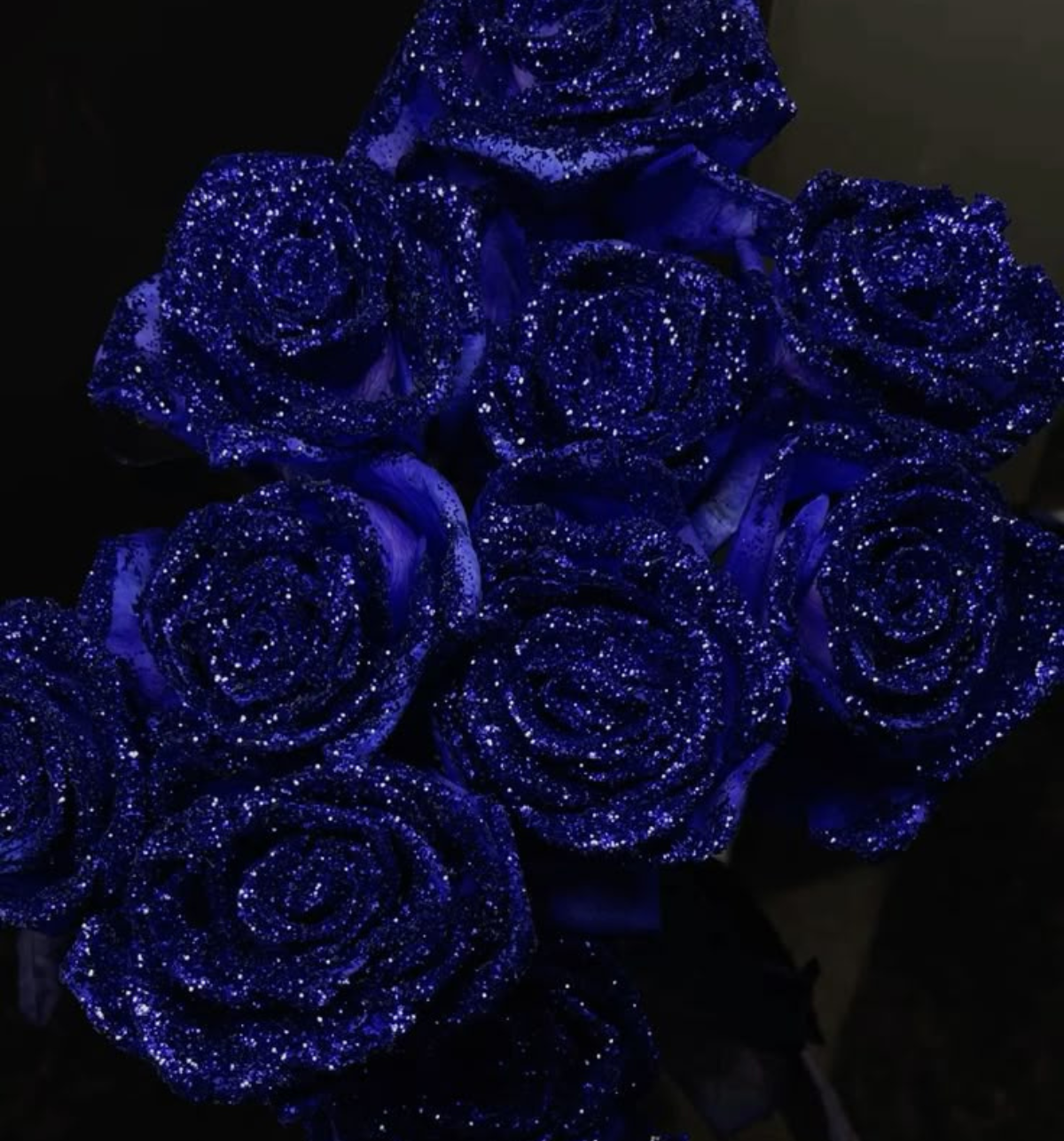 Eternal sparkle red roses